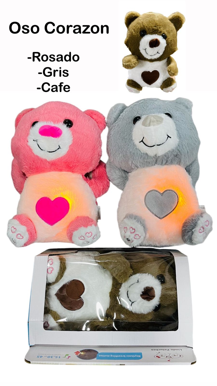 Peluche Nutria Respiracion Luz