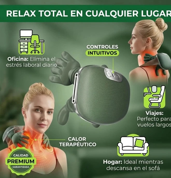 Masajeador Electrico Cervical Tortuga