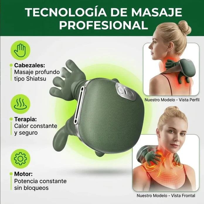 Masajeador Electrico Cervical Tortuga