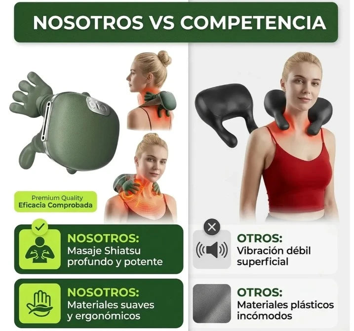 Masajeador Electrico Cervical Tortuga