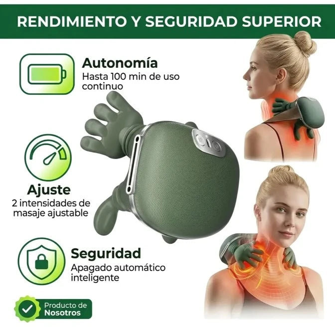Masajeador Electrico Cervical Tortuga