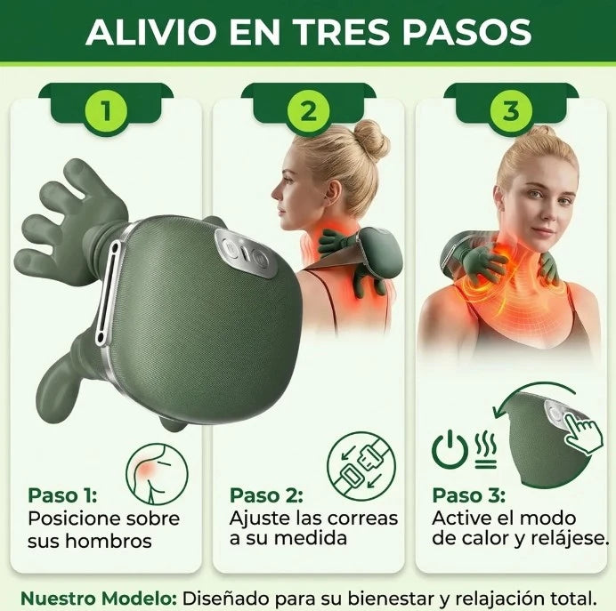 Masajeador Electrico Cervical Tortuga